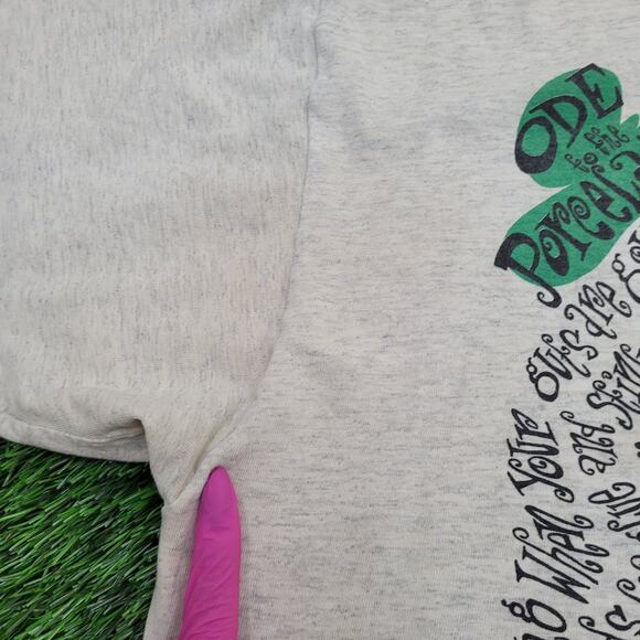 Vintage 90s Drunk Toilet Shirt XL 24x26 Gray USA - Picture 12 of 16